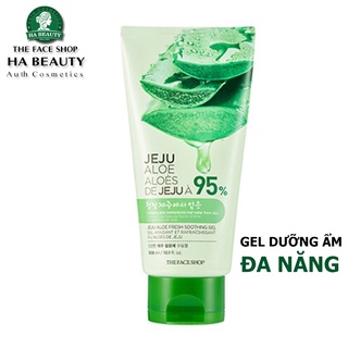 Gel dưỡng ẩm đa năng cung cấp vitamin The Face Shop JEJU ALOE FRESH SMOOTHING GEL 95% 300ml