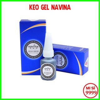 Keo gel Navina, Keo nối mi ít cay Navina khô chậm dành cho người mới học nối mi