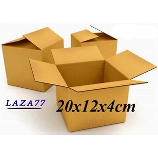 Thùng Carton 20x12x4cm combo 20 Hộp carton giá rẻ