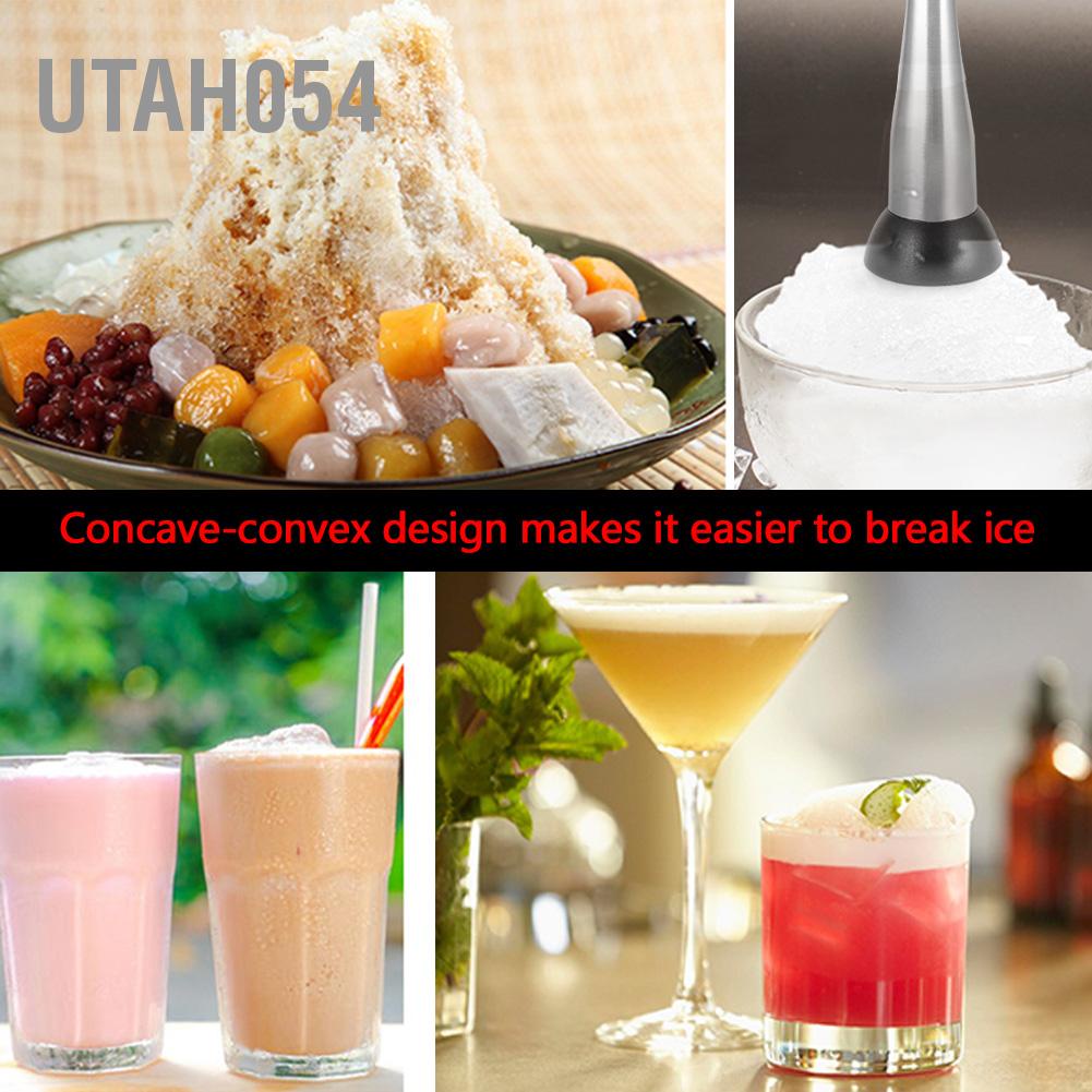 [Hàng Sẵn] Thép không gỉ chuyên nghiệp Đá Crushing Rod Cocktail Trộn Muddler Bartender Tool【Utah054】