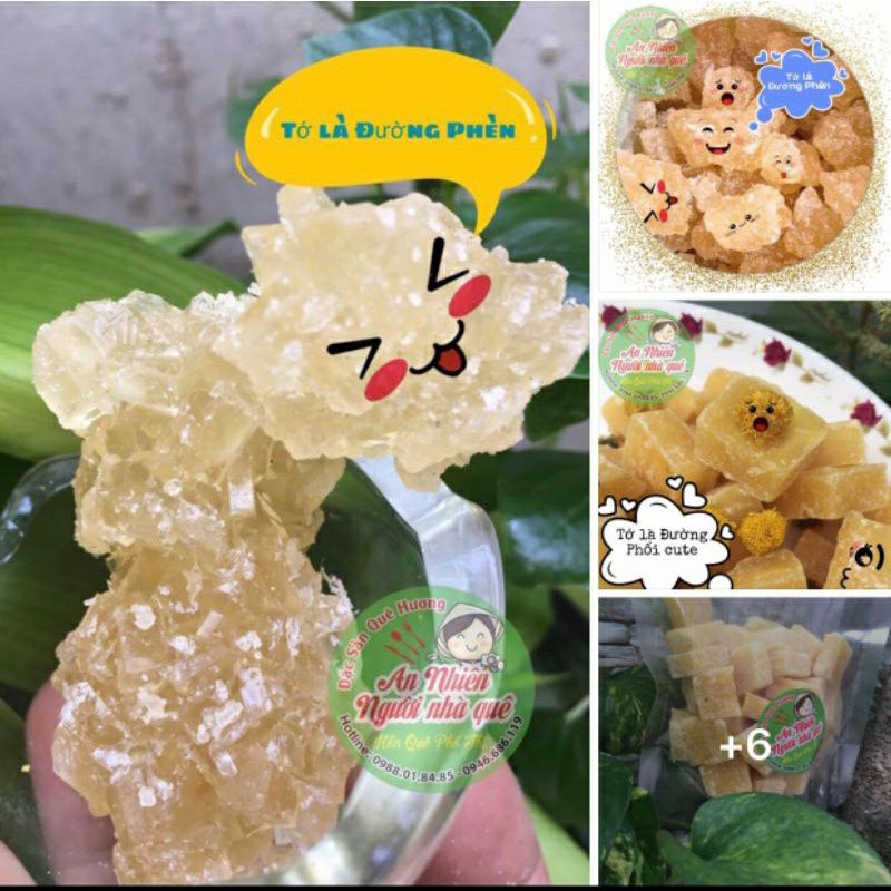 Đường Phèn Không Tẩy 500gr_ Quãng Ngãi