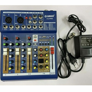 BÀN TRỘN ÂM THANH MIXER F4 PRO CÓ ĐÈN LED CÓ USB CÓ 16 HIỆU ỨNG CÓ BLUETOOTH NEW 2021