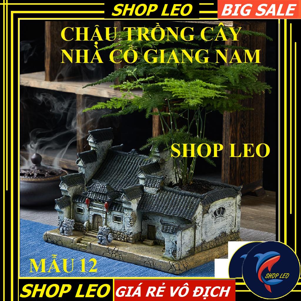 CHẬU TRỒNG CÂY NHÀ CỔ GIANG NAM (Mẫu mới) - SET HỒ THỦY SINH - BÁN CẠN - TIỂU CẢNH