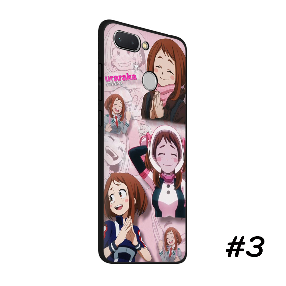 Ốp Điện Thoại Silicon Hình Anime Ochaco Uraraka Cho Xiaomi Redmi K20 K30 Pro Poco X2 Note 4x 5a 16g 32g Prime 8t 9s