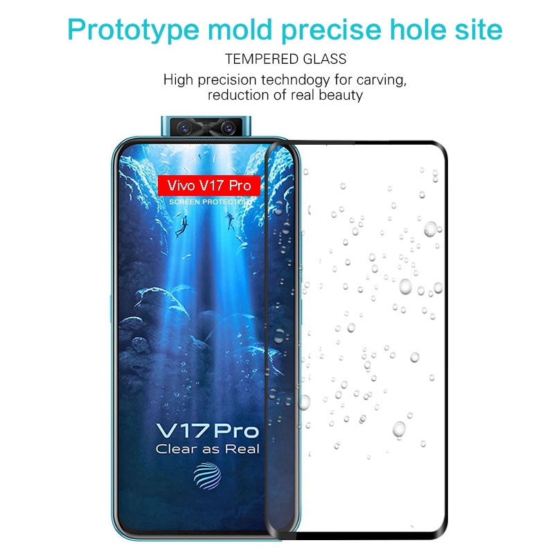 Vivo V17Pro tempered glass Vivo V17 V15 Pro S1 V11 V11i V9 full protection
