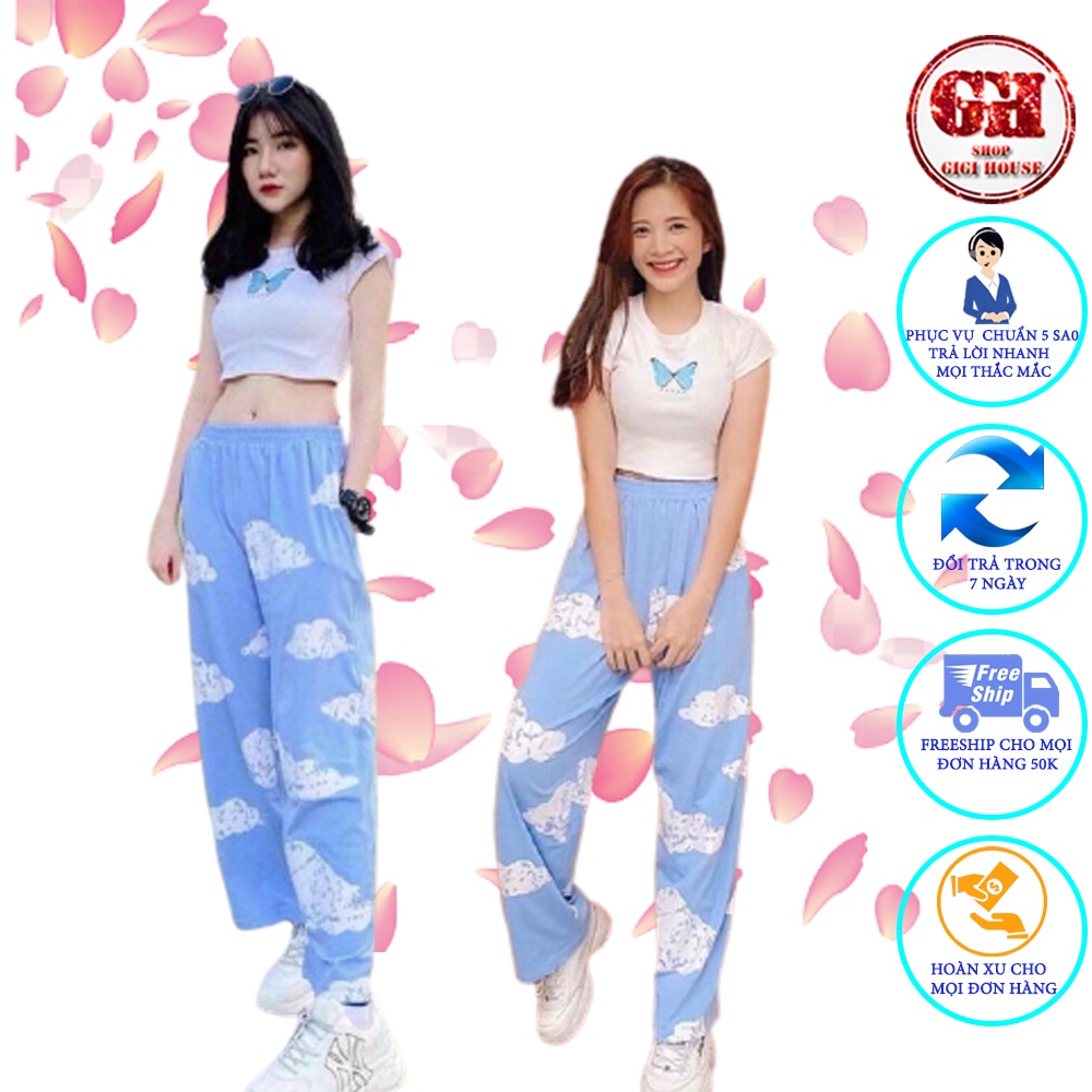 FREESHIP 50K - Quần Dài Rộng Dáng Suông Nam, Nữ Unisex Ulzzang-QDCDAMMAY