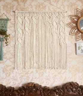 Rèm lá macrame