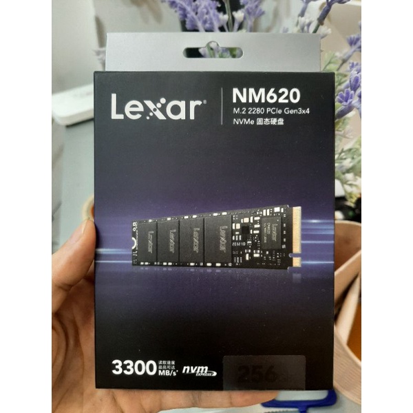 Ổ cứng SSD M2 PCIe Lexar NM620 256GB 512GB NVMe 2280 Gen 3x4- Bảo hành 3 năm