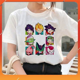(Áo Thun Store)  Áo thun 7 viên ngọc rồng chibi Trắng Nam Nữ - Áo thun giá rẻ AT01