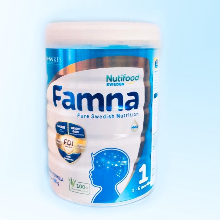 Sữa bột Nutifood Famna số 1, 2, 3 lon 400g nhập khẩu Thụy Điển, Hàng chính hãng[date mới nhất]