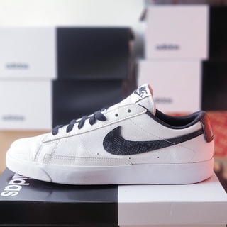 Giày _Nike Blazer Low Black White, size 42, real 2hand