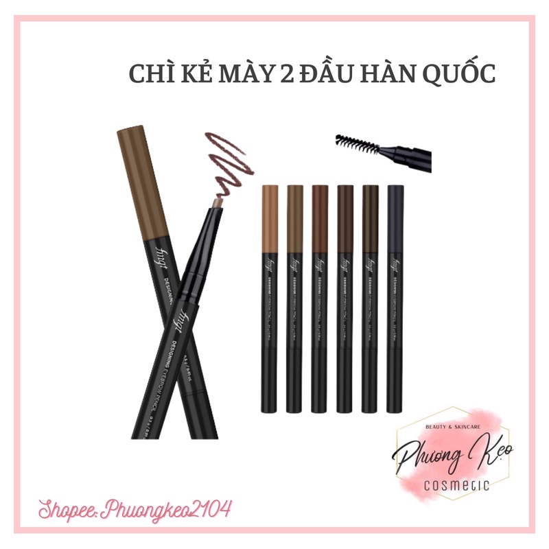 Chì Kẻ Mày 2 Đầu Hàn Quốc