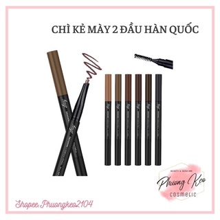 Chì Kẻ Mày 2 Đầu Hàn Quốc