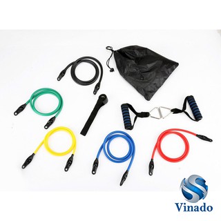 Bộ 5 dây đàn hồi tập thể lực thể hình ZN11