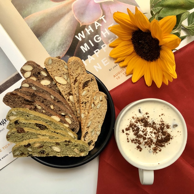 Bánh Biscotti Ăn Kiêng- Nguyên Cám Không Đường By Tuna | BigBuy360 - bigbuy360.vn