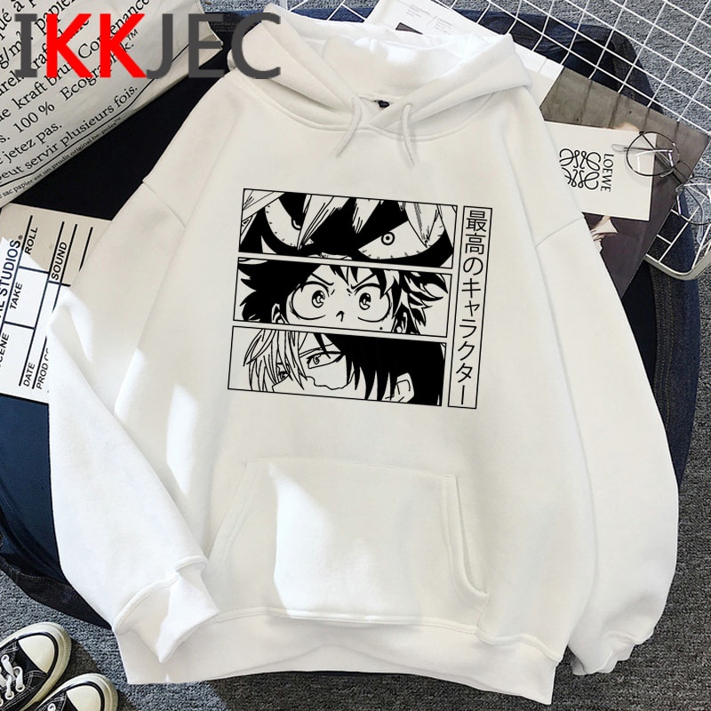 Áo Hoodie In Hình Anime My Hero Academia Dễ Thương Cho Nam