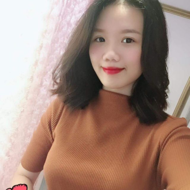 Áo thun tăm tay lỡ cổ 3p