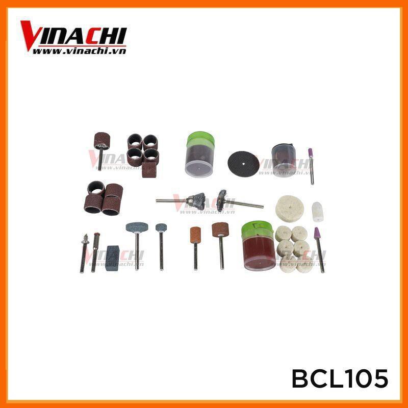 Bộ Chà Lu 105 Món - Bộ phụ kiện chuyên dụng cho những loại máy mài khắc mini để khoan, mài, khắc, đánh bóng sản phẩm