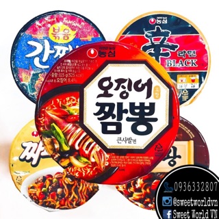 Các loại mì tô - Hàn Quốc