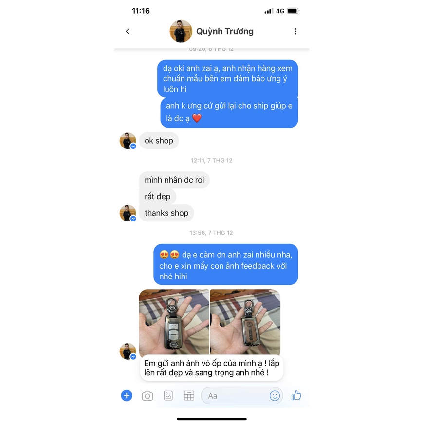 Vỏ ốp khoá xe hơi, Bọc chìa ô tô Mazda 6 , CX5, CX8, Mazda3, Mazda2 M08-A1 dolashop