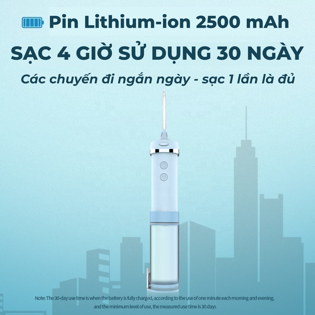 Máy Tăm Nước H2O Floss HF-10 Mini Phiên bản 2021.