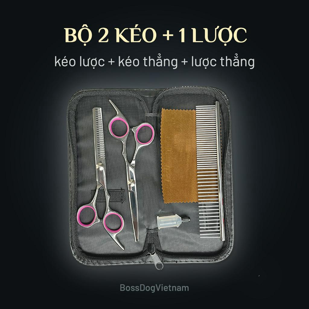 Bộ kéo cắt tỉa lông chó mèo  | BossDog