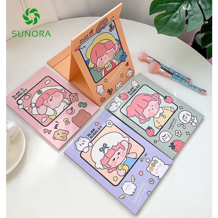 Gương Giấy Gấp Siêu Cute 8 Mẫu-Gương Trang Điểm Để Bàn Dễ Thương