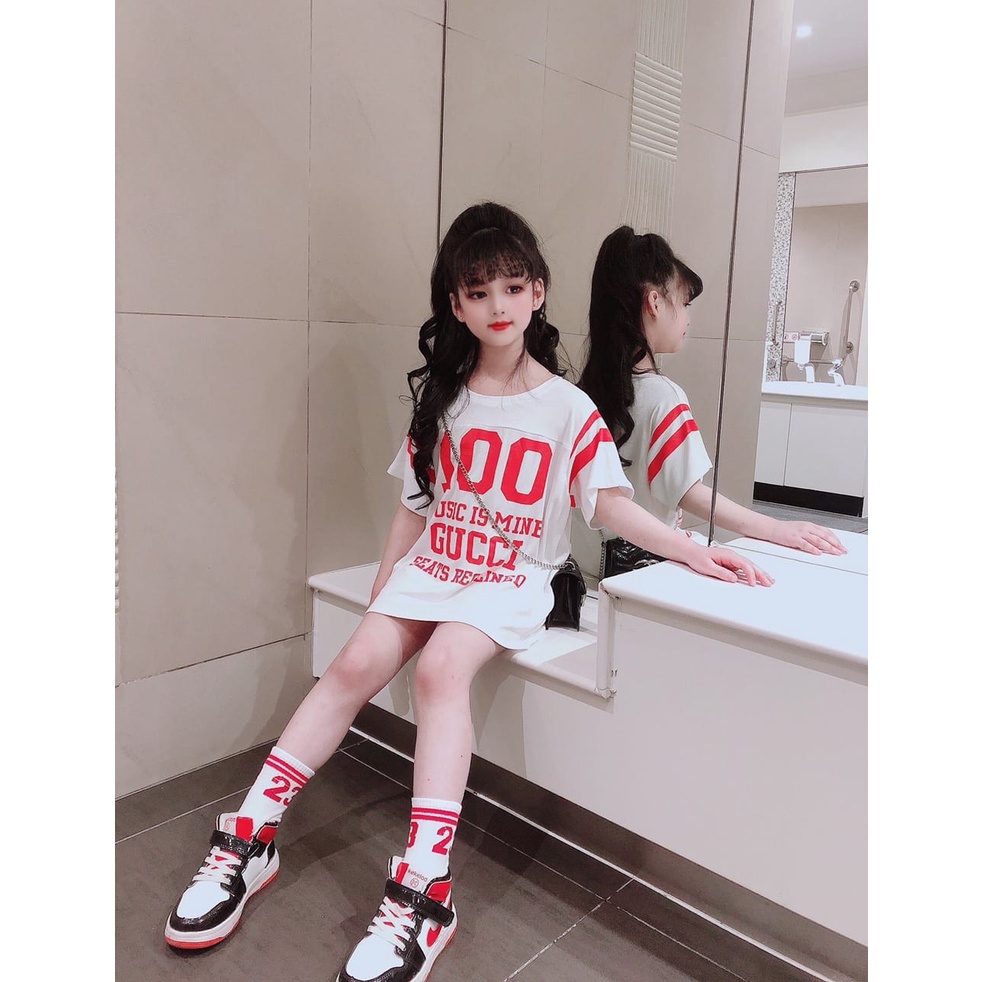 Áo form rộng Guci cho mẹ và bé