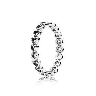 MISS LOVE Nhẫn Mạ Bạc 925 Hình Trái Tim