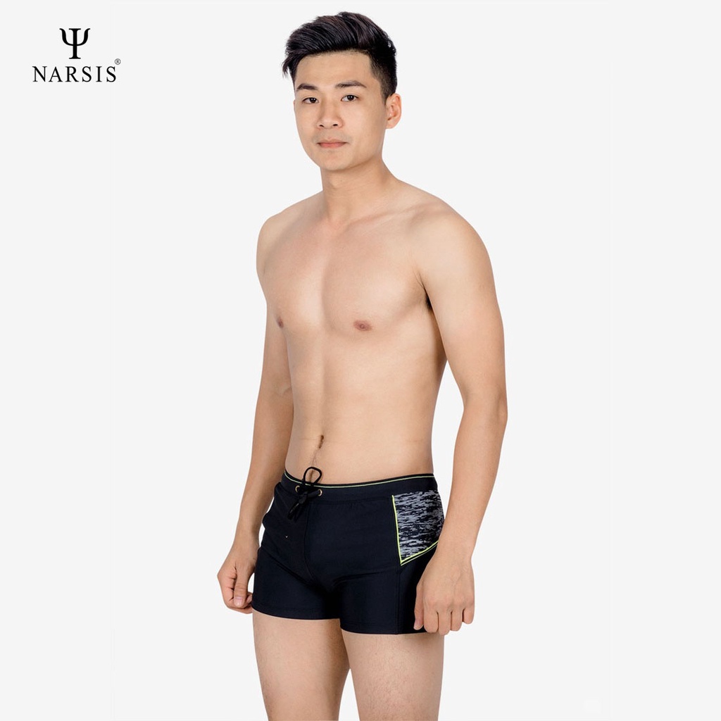 Quần đùi bơi nam có dây rút Narisi Q8005 chất liệu mềm mại