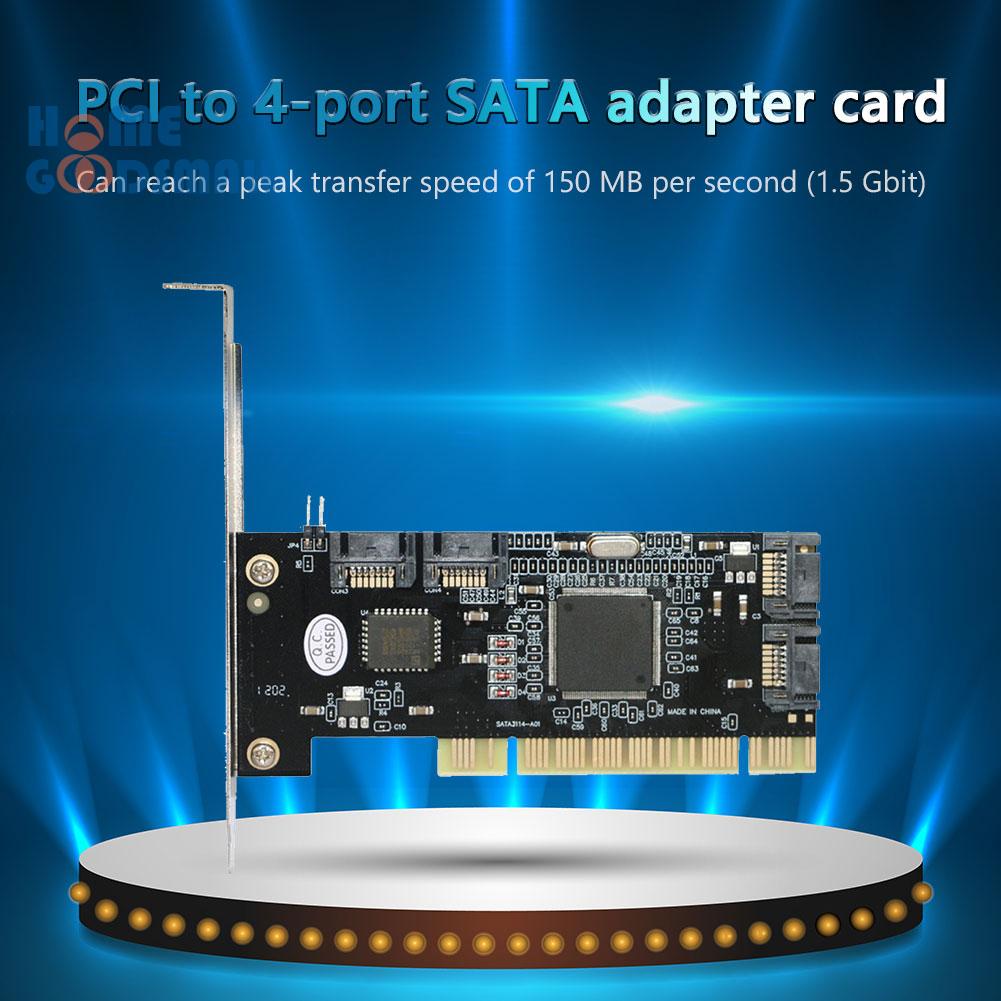 Card Chuyển Đổi Pci Sang 4 Cổng Sata Sil3114 | BigBuy360 - bigbuy360.vn