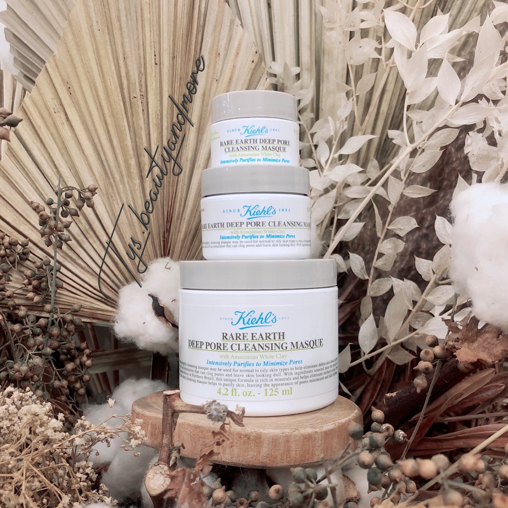 Mặt Nạ Đất Sét Kiehl's Se Khít Lỗ Chân Lông, Giảm Mụn, Dưỡng Trắng Da  14 ml - 125 ml