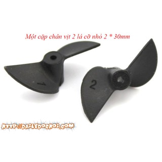 Cặp chân vịt 2 lá kích thước 2 * 30mm thuận nghịch