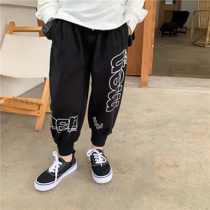 Quần Thể Thao Dáng Rộng Thiết Kế Mới Thời Trang Mùa Xuân Thu Dành Cho Bé Trai 2021