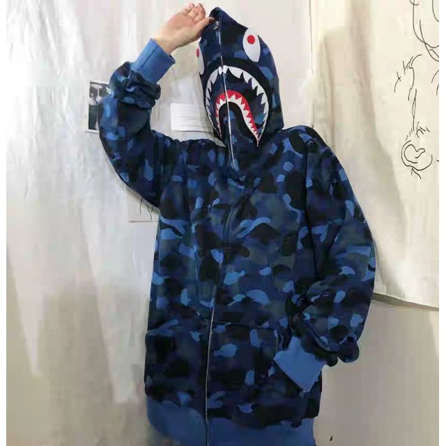 (Order) Áo khoác BAPE ulzzang kèm hình thật cuối