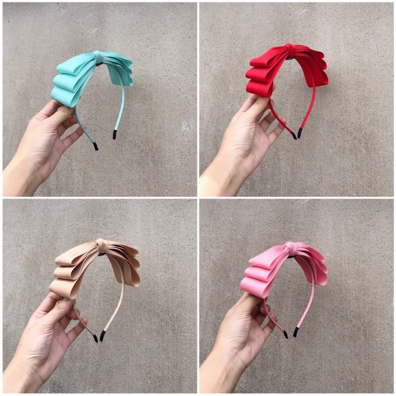 Cài tóc nơ bản to dành cho bé gái ( link 2/2 - ảnh thật KH handmade )