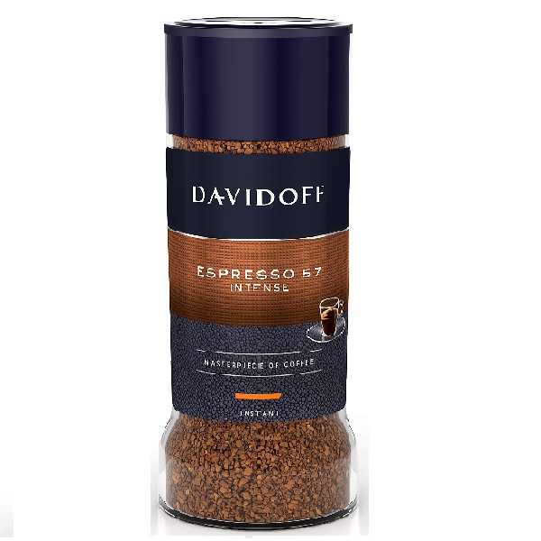 [Chính hãng] Cà phê hòa tan cao cấp Davidoff Espresso 57 (Tchibo Đức) lọ 100g