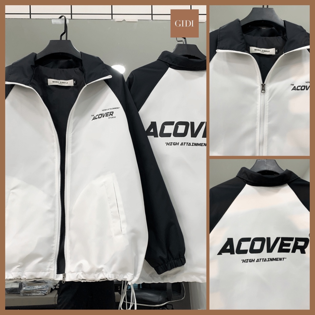 Áo Khoác ACOVER dù Jacket Form Rộng PALY Phong Cách Ulzzang
