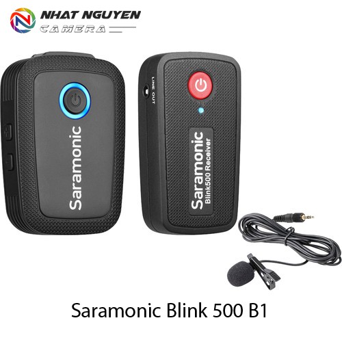 Micro Saramonic Blink500 B1 (TX+RX) cổng jack 3.5mm- Saramonic B1 Blink 500 - Bảo hành 12 tháng