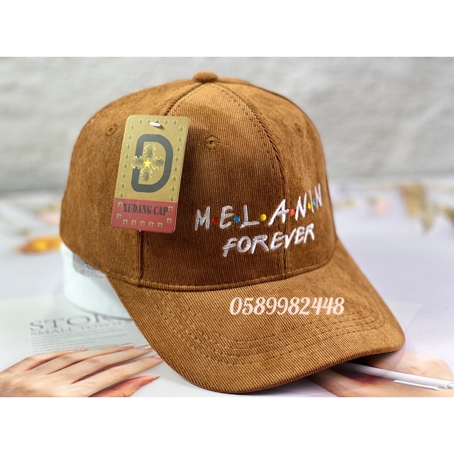 Mũ lưỡi trai Nón kết nhung thêu chữ frorever chấm chất nỉ cao cấp form unisex nam nữ Hàn quốc hot 2022Siêu rẻ 1996)