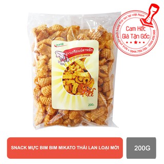 Snack bim bim mực Mikato thái lan loại mới 200gr