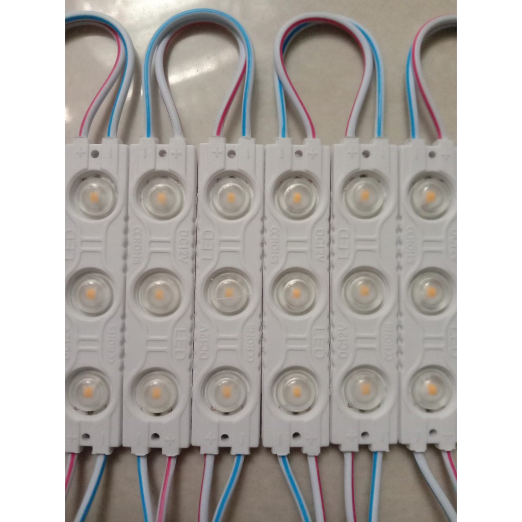 Đèn LED Hắt 3 bóng 6113 1.5w Chống Nước dùng điện 12v làm biển quảng cáo,tủ trưng bầy