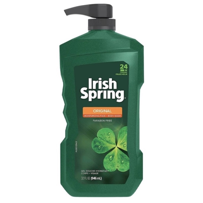 Sữa tắm nam thơm lâu IRISH SPRING Body Wash 532ml /Gel tắm gội nam hàng USA Orginal /Than Hoạt Tính #6