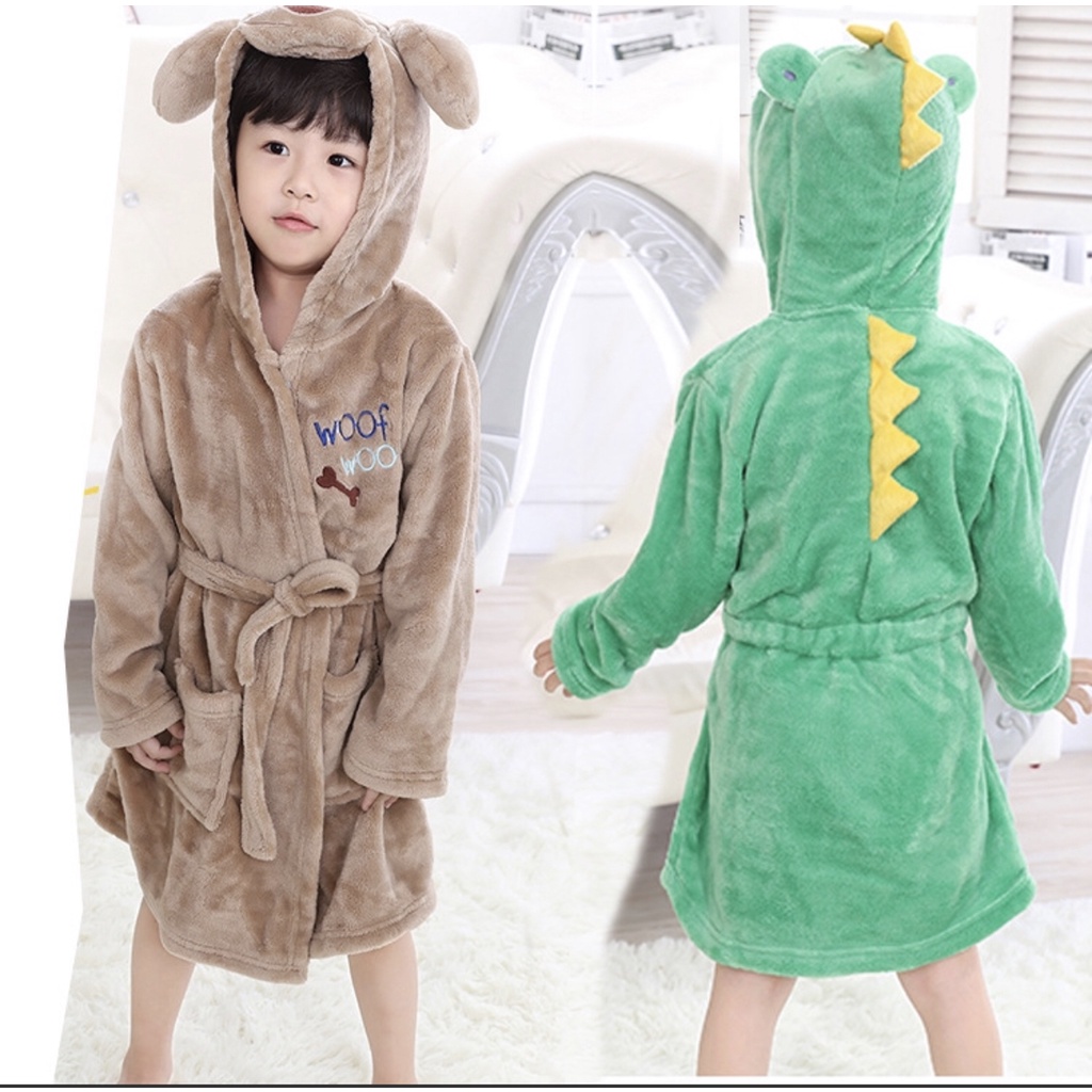 Áo Choàng Tắm Cho Bé Đáng Yêu, Áo Choàng Tắm Trẻ Em