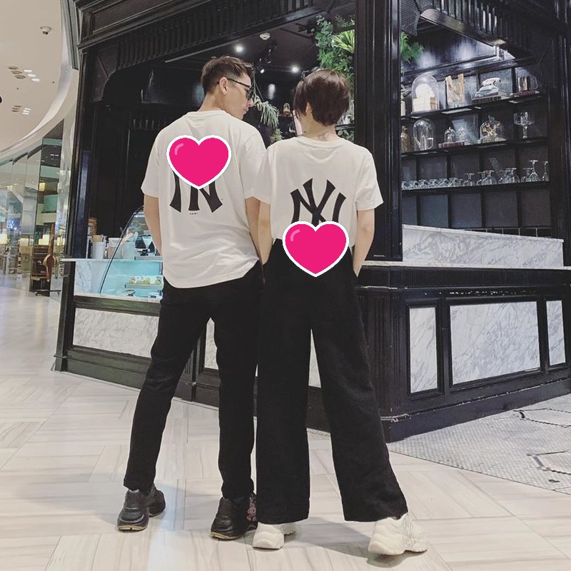 Áo thun tay lỡ 𝟏𝟎𝟎%𝐂𝐎𝐓𝐓𝐎𝐍 - Áo phông nam nữ tay lỡ form rộng, thun nam in N / Y chất cotton co giãn 4 chiều cực mát | BigBuy360 - bigbuy360.vn