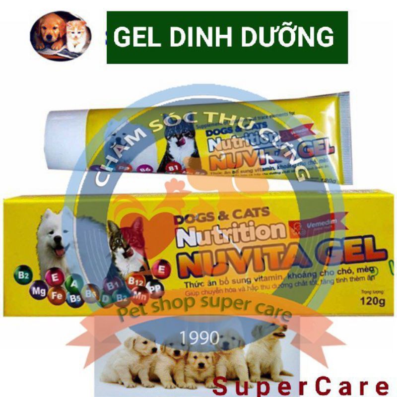 Sản Phẩm Đặc Biệt Tăng Tính Thèm Ăn Cho Chó Mèo - Nuvita Gel