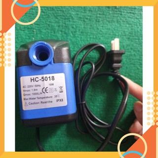 Máy bơm quạt làm mát 18W. Bơm quạt hơi nước. Bơm quạt điều hoà có chân cắm