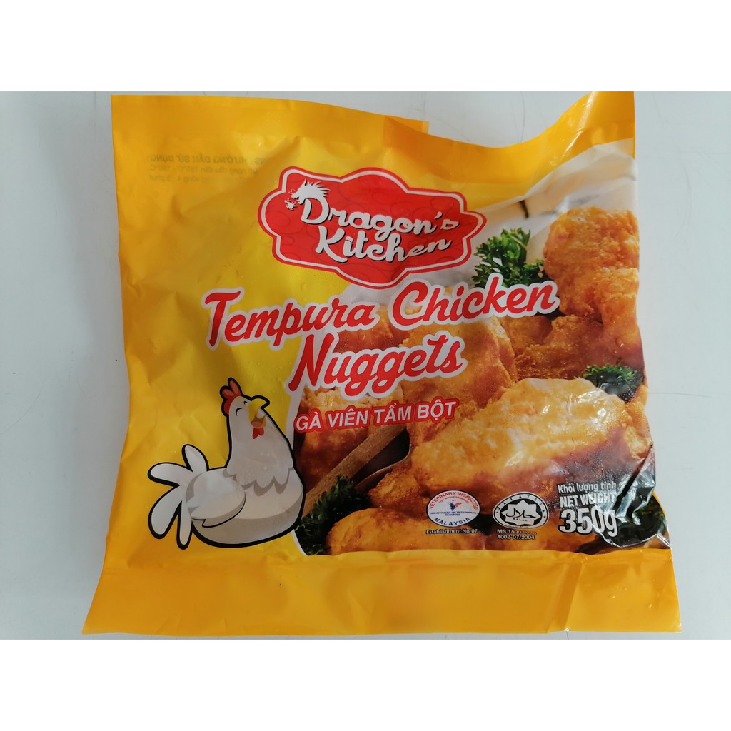 [350g] Gà viên tẩm bột [VN] DRAGON’S KITCHEN Tempura Chicken Nuggets (nw5)