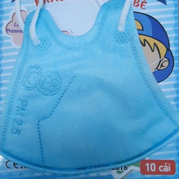 hộp 10 cái khẩu trang 3D cho bé
