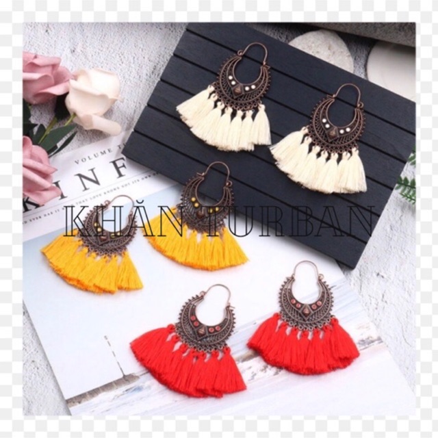 Hoa tai tua rua - Khuyên tai bohemian